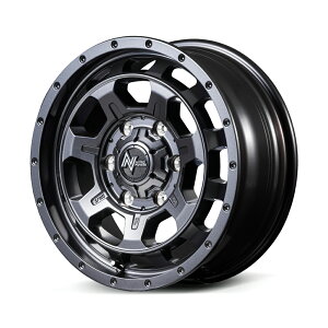 16インチ 6H139.7 6.5J+38 6穴 ナイトロパワー M7 ファランクス ハイエース用ホイール 1本 バレルブラック MID NITRO POWER M7 PHALANX