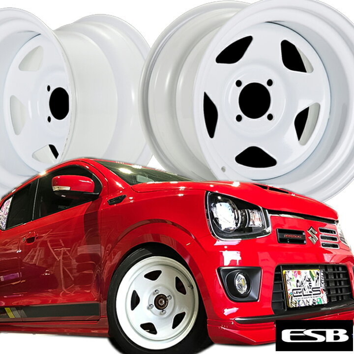 楽天市場】14インチ 4H100 7J+0 4穴 CLS TC01 鉄ちん テッチン  