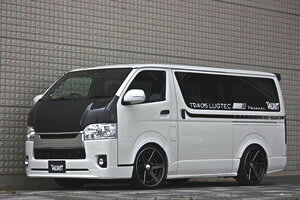 ガレージベリー ハイエース KDH・TRH200系 4型 GROWN ボンネット FRP 未塗装 17-5402 GARAGE VARY VALIANT ヴァリアント