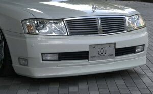 バタフライシステム セドリック Y34 フロントハーフスポイラー 未塗装 グランツインターナショナル 個人宅発送追金有