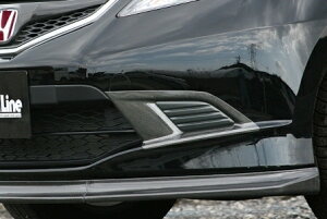 チャージスピード フィット GE8 9 前期 フロントバンパーサイドカウル カーボン 未塗装 CHARGE SPEED