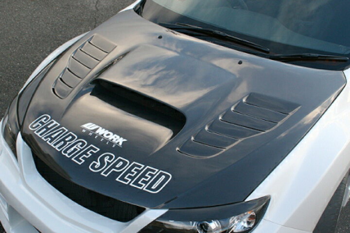 楽天市場】チャージスピード インプレッサ WRX GVB GVF ボンネット FRP 