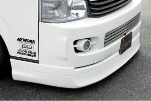クレイブ ハイエース 200系 KDH TRH200 1型/2型 フロントスポイラー ハーフタイプ 未塗装/ゲルコート仕上げ Crave