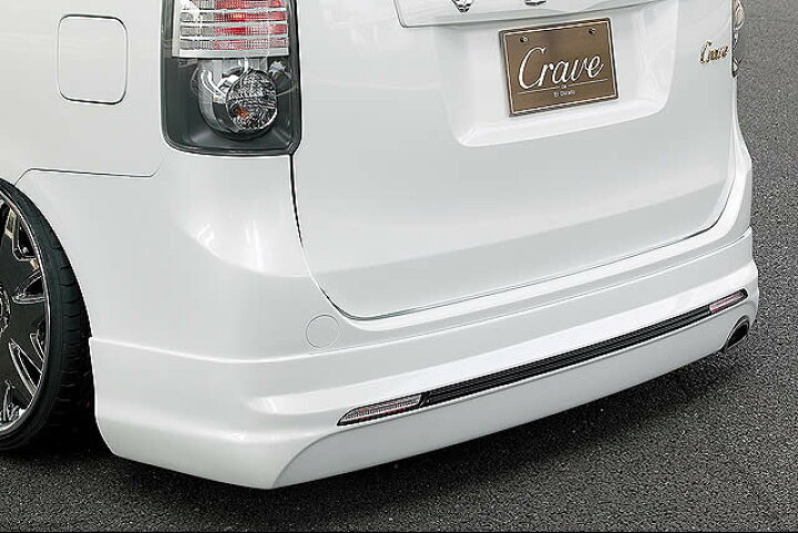 楽天市場】クレイブ ヴォクシー ZRR70 75G 前期 リアスポイラーVerL 未 
