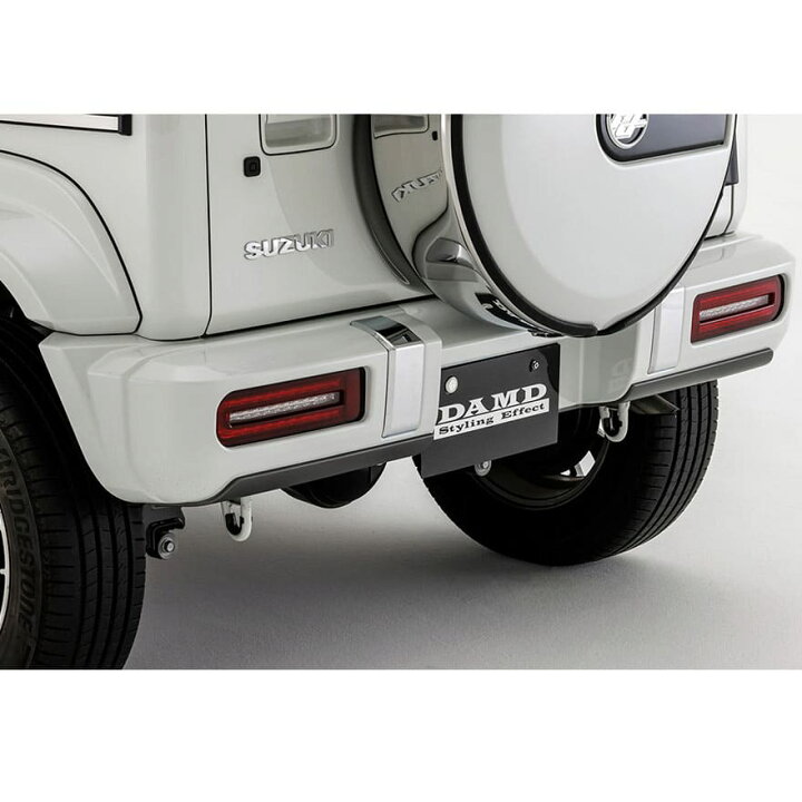 楽天市場】ダムド ジムニー シエラ JB74 リアバンパー 未塗装 DAMD 