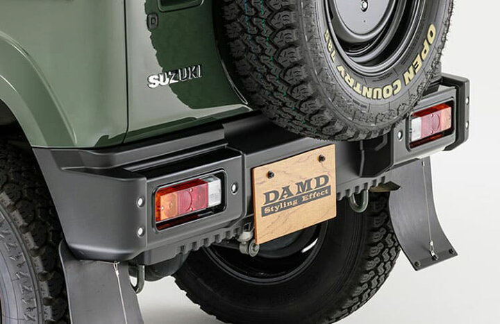 楽天市場】ダムド ジムニー JB64 リアバンパー 未塗装 DAMD little G 