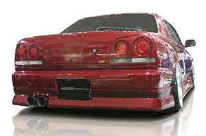 ファイナルコネクション スカイライン R34 リアバンパースポイラー FRP 未塗装/ゲルコート FINALKONNEXION FALCONseries ファルコンシリーズ