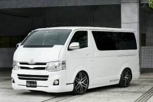 ギブソン ハイエース 200系 3型 フロントハーフスポイラー 塗装済 商品番号 omega_01 GIBSON OMEGA オメガ