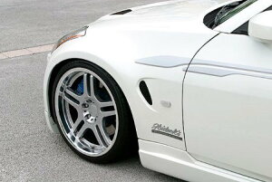 イングス フェアレディZ Z33 前期 フロントフェンダー(LX FENDER) ハイブリットエアロ 未塗装 ings LX-SPORT エルエックススポーツ