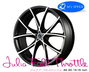 22C` 5H120 9.0J 9J+45 5 WAtXbg zC[ 1{ MAT BLACK^POLISH M'zSPEED Julia FullThrottle lǉL M