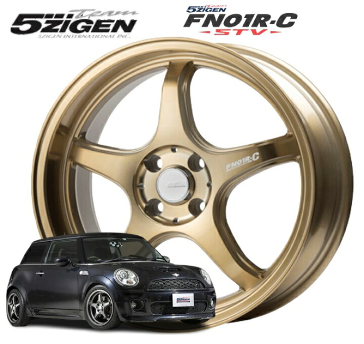 楽天市場】15インチ 4H100 5J+45 4穴 PRORACER FN01R-C STV ホイール 1 