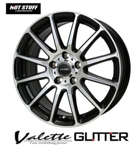 16�C���` 5H114.3 6.0J 6J+40 5�� 4�{ ���@���b�g �O���b�^�[ �z�C�[�� Valette GLITTER HOT STUFF �z�b�g�X�^�b�t BK P