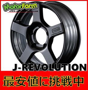 16インチ 5H139.7 5.5J-25 5穴 4本 ホイール J-REVOLUTION MOTOR FARM モーターファーム ガンメタリック