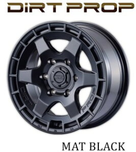 16インチ 5H139.7 5.5J+20 5穴 1本 ホイール DiRT PROP MOTOR FARM モーターファーム マットブラック