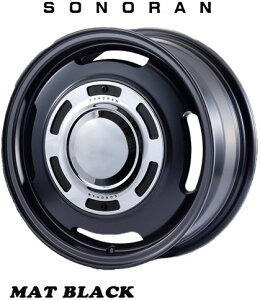 17インチ 5H127 8.0J +38 5穴 1本 ホイール SONORAN MOTOR FARM モーターファーム マットブラック