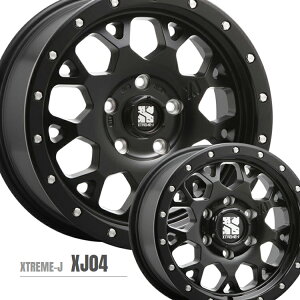 16インチ 5H139.7 5.5J-5 5穴 4本 1台分セット エクストリームJ XJ04 ジムニーシエラ ホイール XTREME-J XJ04 MLJ サテンブラック KY