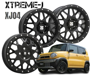 17インチ 5H110 7J+35 5穴 4本 エクストリームJ XJ04 ホイール XTREME-J XJ04 MLJ サテンブラック KY