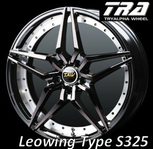 19�C���` 5H114.3 7.5J+48 5�� 1�{ ���I�E�B���O TYPE S325 �z�C�[�� Leowing TYPE S325 TRYALPHA �u���b�N�i�A���_�[�J�b�g�j KY