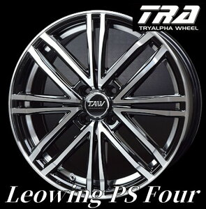 16�C���` 4H100 6.0J+48 4�� 4�{ ���I�E�B���O PS FOUR �z�C�[�� Leowing PS FOUR TRYALPHA �u���b�N�|���b�V���E�A���_�[�J�b�g�|���b�V�� KY