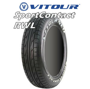15�C���` 195/65R15 91V 4�{ �T�}�[�^�C�� ���B�c�@�[ VITOUR SportContact RWL