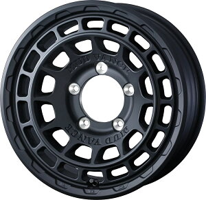 15�C���` 4H100 4.5J+45 4�� �}�b�h���@���X �^�C�v�G�t �z�C�[�� 1�{ FULL MAT BLACK �t���}�b�g�u���b�N WEDS MUDVANCE X Type F