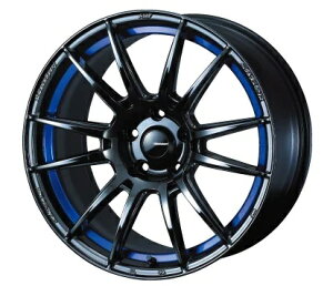 18インチ 5H100 8.5J+45 5穴 ホイール 1本 BLC 2 ブルーライトクロームツー WEDS WedsSport SA-62R