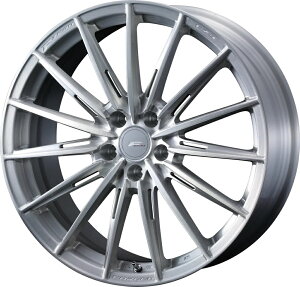 18インチ 5H100 7.5J+45 5穴 ウェッズ エフゼロ エフゼットフォー ホイール 4本 ブラッシュド WEDS F ZERO FZ-5