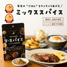 【期間限定価格】リ・スパイス 食塩不使用 無添加 にんにく不使用 唐辛子不使用 コリアンダー スターアニス クミン オニオン フェンネル ナツメグ ヒハツ 山椒 ジンジャー シナモン クローブ スパイス カレー カレー粉 50g