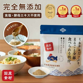 無添加 だし 粉末 食塩不使用 国産 酵母エキス 不使用 100g 完全無添加 栄養 無添加だし 粉末 出汁 出汁粉 だし 粉末 食塩 不使用 無塩 粉 天然 KAKEDASHI (かけだし) だしパック 出汁パック