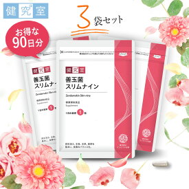 善玉菌スリムナイン 3袋セット(90日分) ◆ サンセリテ 国産 腸内環境 腸内フローラ ミルクオリゴ糖 乳酸菌 おすすめ ダイエット 宿便 腸活 菌活 健康 サプリメント プロバイオティクス ビフィズス菌 ランキング1位 獲得 効果 あり 送料無料 3ヵ月分 大容量