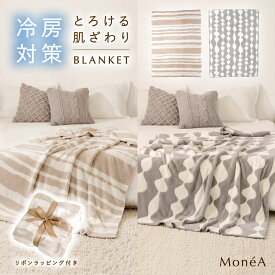 [8/15限定]2点以上で10%OFFクーポン ブランケット リバーシブル 夏用 冷房対策 ひざ掛け 肌掛け布団 大判 軽い 洗える ふんわり 北欧風 おしゃれ ベビーケット ハーフ シングル ベッドスロー ソファ ギフト プレゼント 誕生日 出産祝い リボン付き