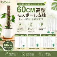 クリア透明モスポール モンステラなどつる・登はん植物向け調節可能な観葉植物支柱 背丈調整ができる自立…