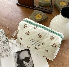 化粧ポーチ レディース メイクポーチ コスメポーチ 大容量 可愛いポーチ 花柄 おしゃれ 収納ポーチ 財布 筆箱 持ち運び 旅行用