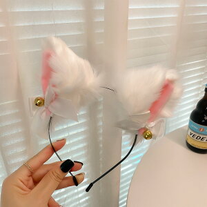 【ハロウィン特集】猫耳ヘアバンド ベル付き リボン チョーカー セット カチューシャ 首輪 ハロウィン 舞踏会 文化祭 コスプレ おしゃれ 可愛い セクシー 黒/白 キッズハロウィン
