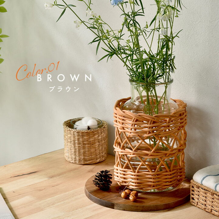 楽天市場】☆店内全商品ポイントアップ中☆フラワーベース 花瓶 ガラス 