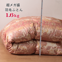 楽天市場】羽毛布団 シングル 1.6kgの通販