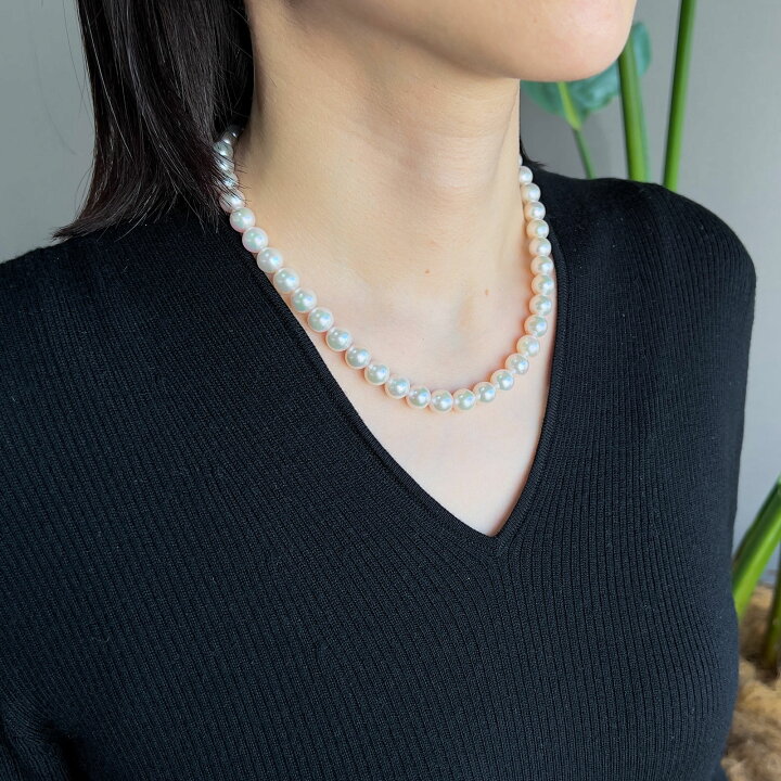 楽天市場】《真珠大卸からの直販》□テリ評価95点・肌から浮き立つ  