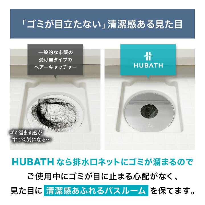 楽天市場】《新発売》 【HUBATH お風呂 マグネット ヘアー  