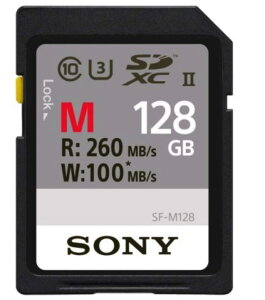 Sony SDXC 128GB UHS-II 260MB/s 4K�Ή� U3 Class10 SF-M128 �\�j�[ [���s�A���i]