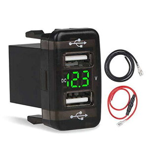  g^Ή TYPE-B 5V 2.1A 2 USB A_v^[ \Pbg  [d }[d X}[gtH ^ubg db 12-24V LED dv TOYOTAΉ VK[\Pbg J[`[W[ QC3.0 PDΉ d d