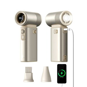 JISULIFE 2 in 1 @\ nfBt@ ^@ dGA_X^[ 9000mAh eʃobe[ [d~jWFbgt@ 1-100iK 75000RPM LED\