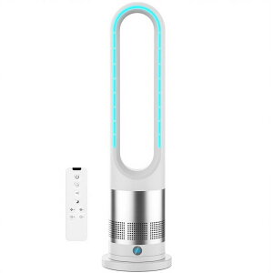 Fyzuf タワーファン 【羽根なしDCモーター電気代大幅節約】扇風機 リビング扇風機 サーキュレーター 羽根なし扇風機 DCモーター 静音運転 8段階送風 微風 強風 大風量 100°左右首振り 9