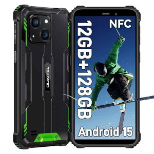 OUKITEL WP28S Android 14 SIM�t���[ �X�}�z �{�� 16GB RAM+128GB ROM 1TB�g���\ 10600mAh�̑�e�ʃo�b�e���[ �^�t�l�X�X�}�z �h���h�o�ϏՌ� 6.52�C���`HD���� �X�}�z �{�� sim�t���[