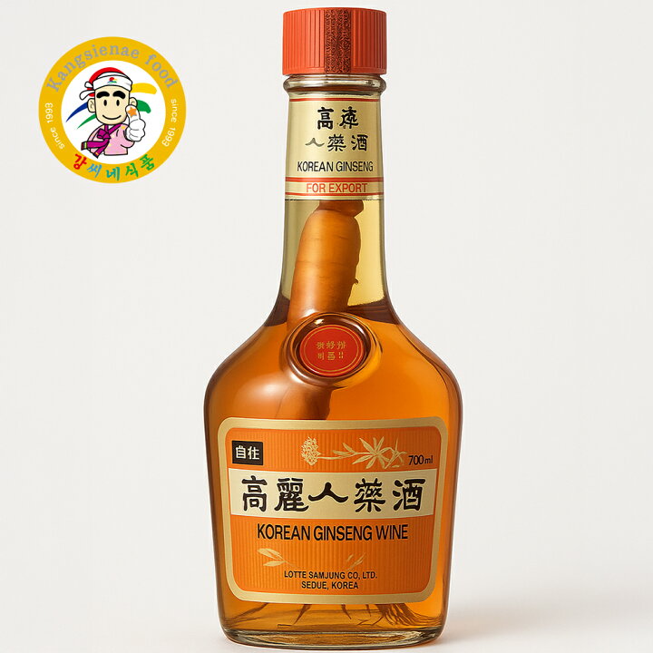 楽天市場】韓国 高麗人参酒（人参酒）700ml Alc.35％ 1本 瓶【カンシネ 