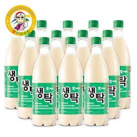 マッコリ 生マッコリ 釜山マッコリ センタク 12本韓国伝統酒 生酒 韓国どぶろく 家飲み 爽やか 大容量 750ml×12本セット【カンシネ食品】