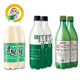 マッコリ 生マッコリ 飲み比べセット缶キムチランダム1個付き センタク2本 麹醇堂 クッスンダン2本 二東 E-DON2本 韓国伝統酒 韓国どぶろく 生酒 家飲み 人気 750ml×6本セット【カンシネ食品】