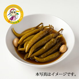 カンシネ 唐辛子醤油漬け 500g 韓国キムチ 韓国おかず 韓国食品 醤油漬け 自家製 本場の味 ご飯のお供 おつまみ 冷凍冷蔵発送 家庭用【カンシネ食品】