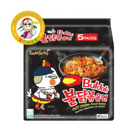 三養（サムヤン）ブルダック炒め麺 HALAL（ハラル）140g × 5袋 韓国ラーメン 袋麺 まとめ買い【カンシネ食品】