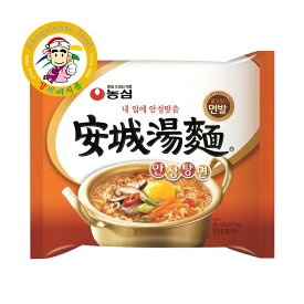 農心（ノンシム）安城湯麺（アンソンタンメン）韓国語表記 袋麺 125g 韓国ラーメン 袋麺 インスタントい【カンシネ食品】　韓国語表記