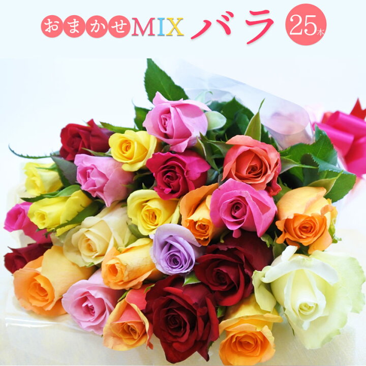 楽天市場 バラ 花束 25本 プレゼント 母の日 敬老の日 贈り物 ギフト 送料無料 クール便 誕生日 記念日 バラ花束 花ギフト フラワーギフト 産地直送 農園直送 鈴木バラ園 飯島町営業部